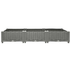 vidaXL Raised Bed 120x40x23 cm Polypropylene 2