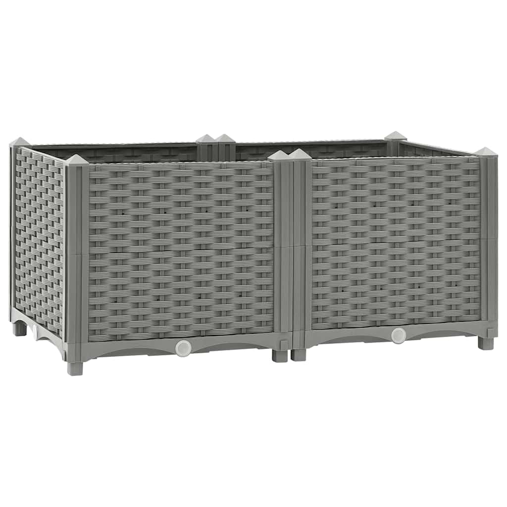 vidaXL Raised Bed 80x40x38 cm Polypropylene 1