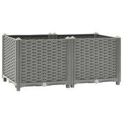 vidaXL Raised Bed 80x40x38 cm Polypropylene 1