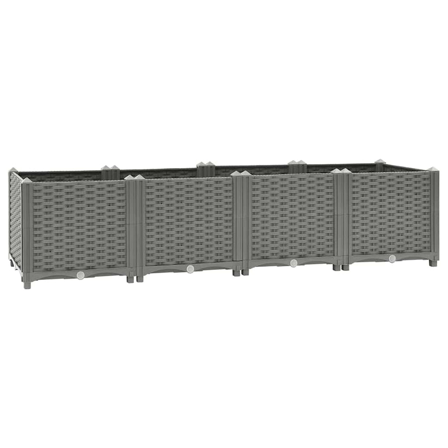 vidaXL Raised Bed 160x40x38 cm Polypropylene 1