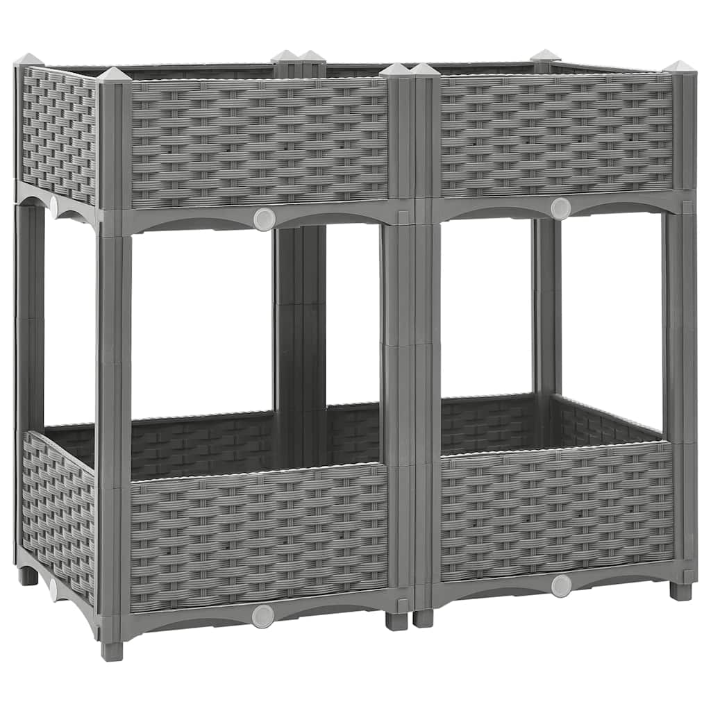 vidaXL Raised Bed 80x40x71 cm Polypropylene 1