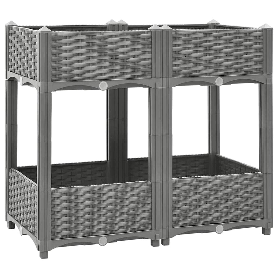 vidaXL Raised Bed 80x40x71 cm Polypropylene 1