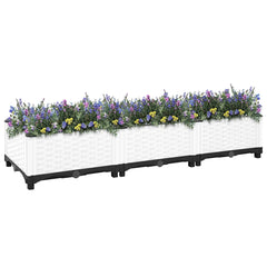 vidaXL Raised Bed 120x40x23 cm Polypropylene 6