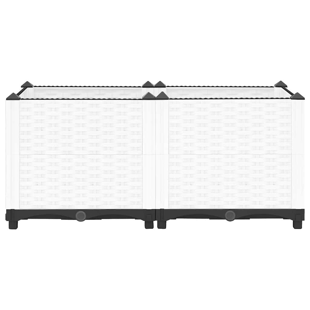 vidaXL Raised Bed 80x40x38 cm Polypropylene 2