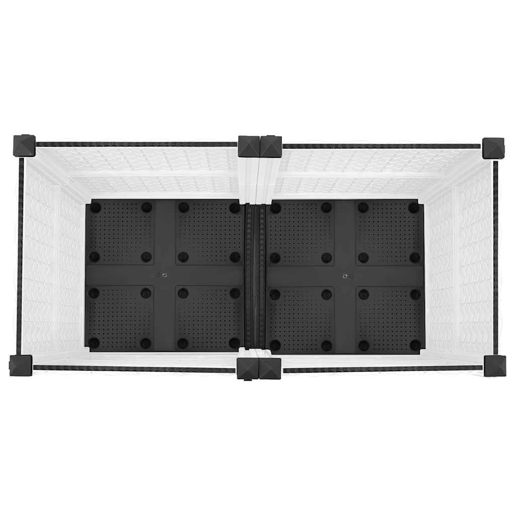 vidaXL Raised Bed 80x40x38 cm Polypropylene 4