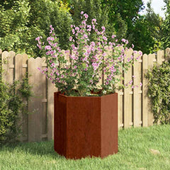 vidaXL Planter Rusty 40x40x45 cm Corten Steel 1