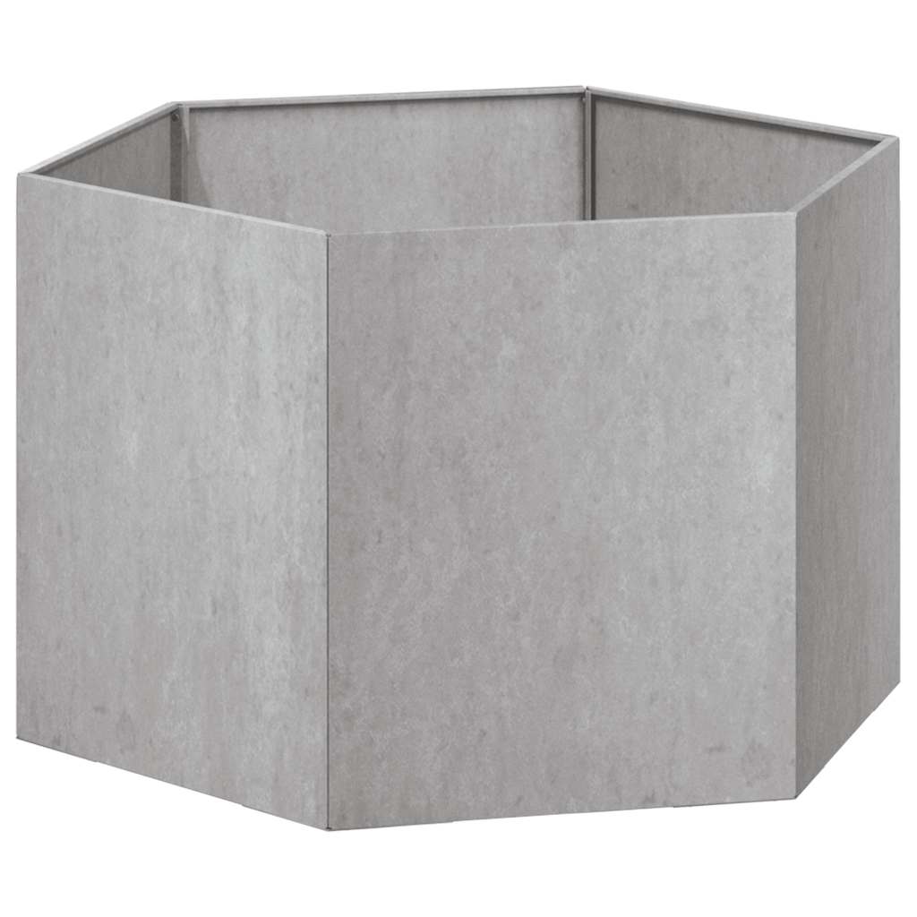 Planter Rusty 60x60x45 cm Corten Steel Width 69 cm Weathering steel/brown