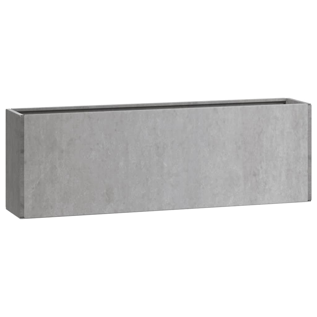 vidaXL Wall Planters 2 pcs Rusty Corten Steel 53x10x17 cm 4