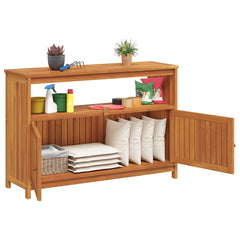 Garden Console Table Solid Wood Acacia Natural 110 x 35 x 75 cm