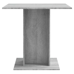 vidaXL Dining Table Grey Sonoma 80x80x75 cm Engineered Wood 4