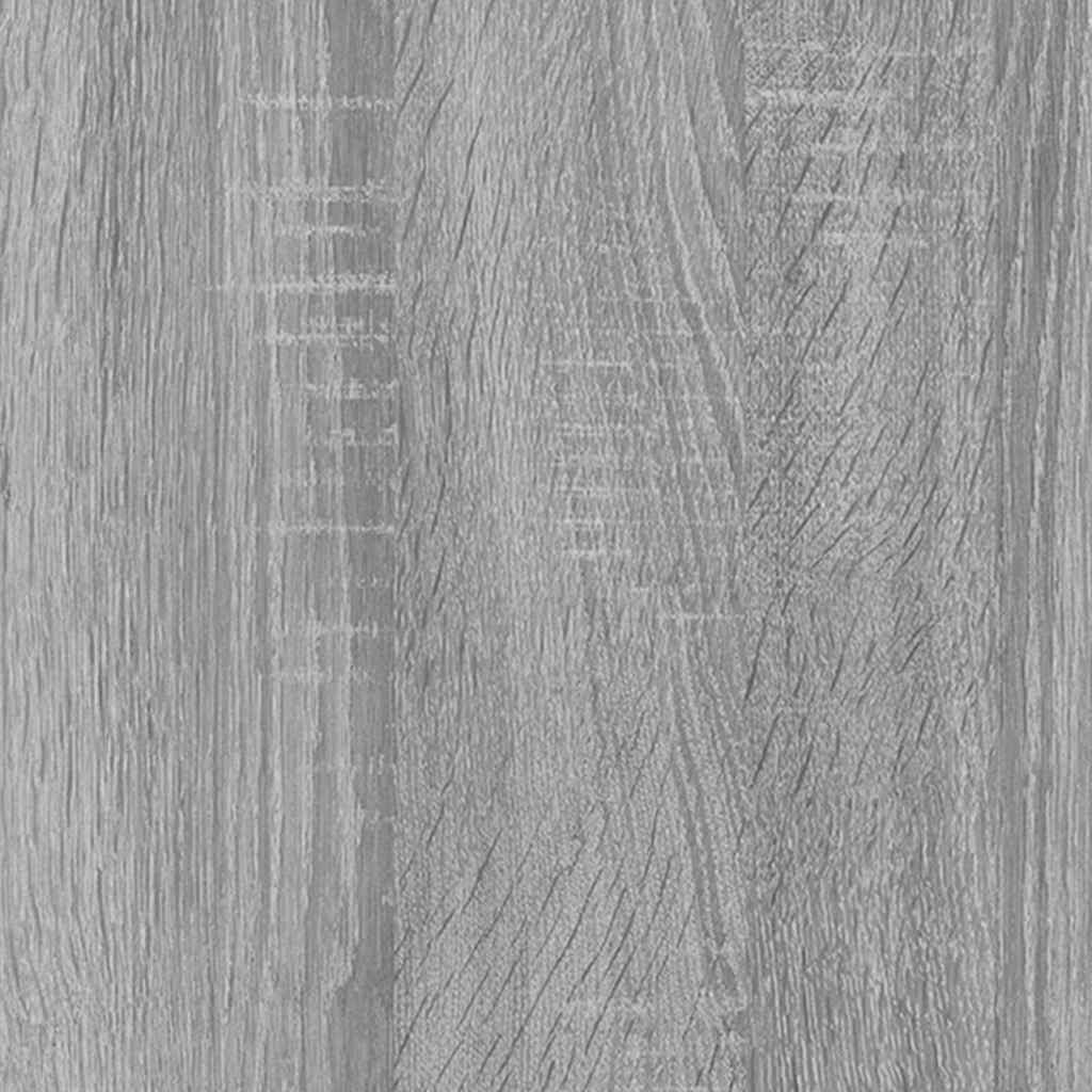 vidaXL Dining Table Grey Sonoma 80x80x75 cm Engineered Wood 6