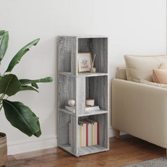vidaXL Corner Cabinet Grey Sonoma 33x33x100 cm Engineered Wood 3