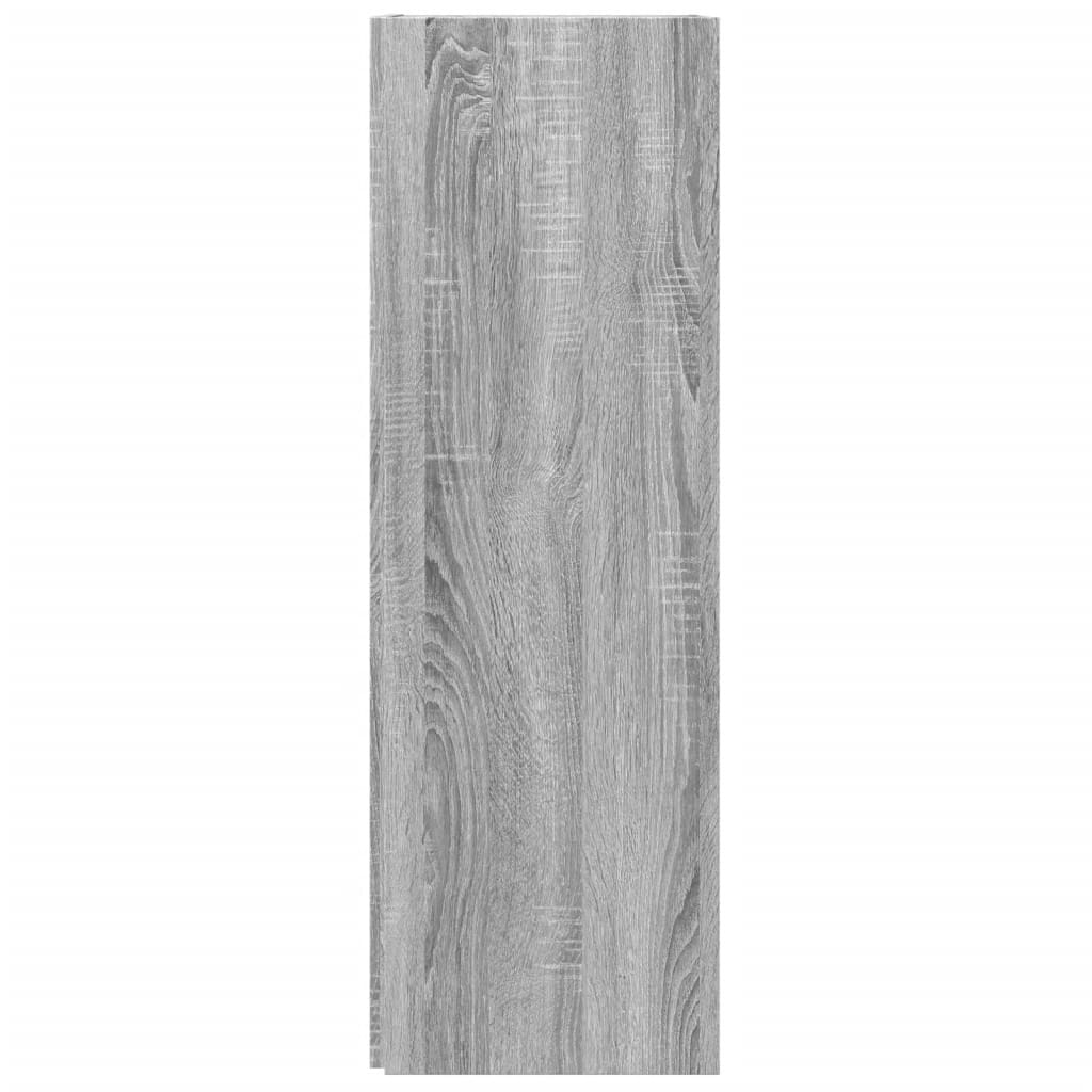 vidaXL Corner Cabinet Grey Sonoma 33x33x100 cm Engineered Wood 5