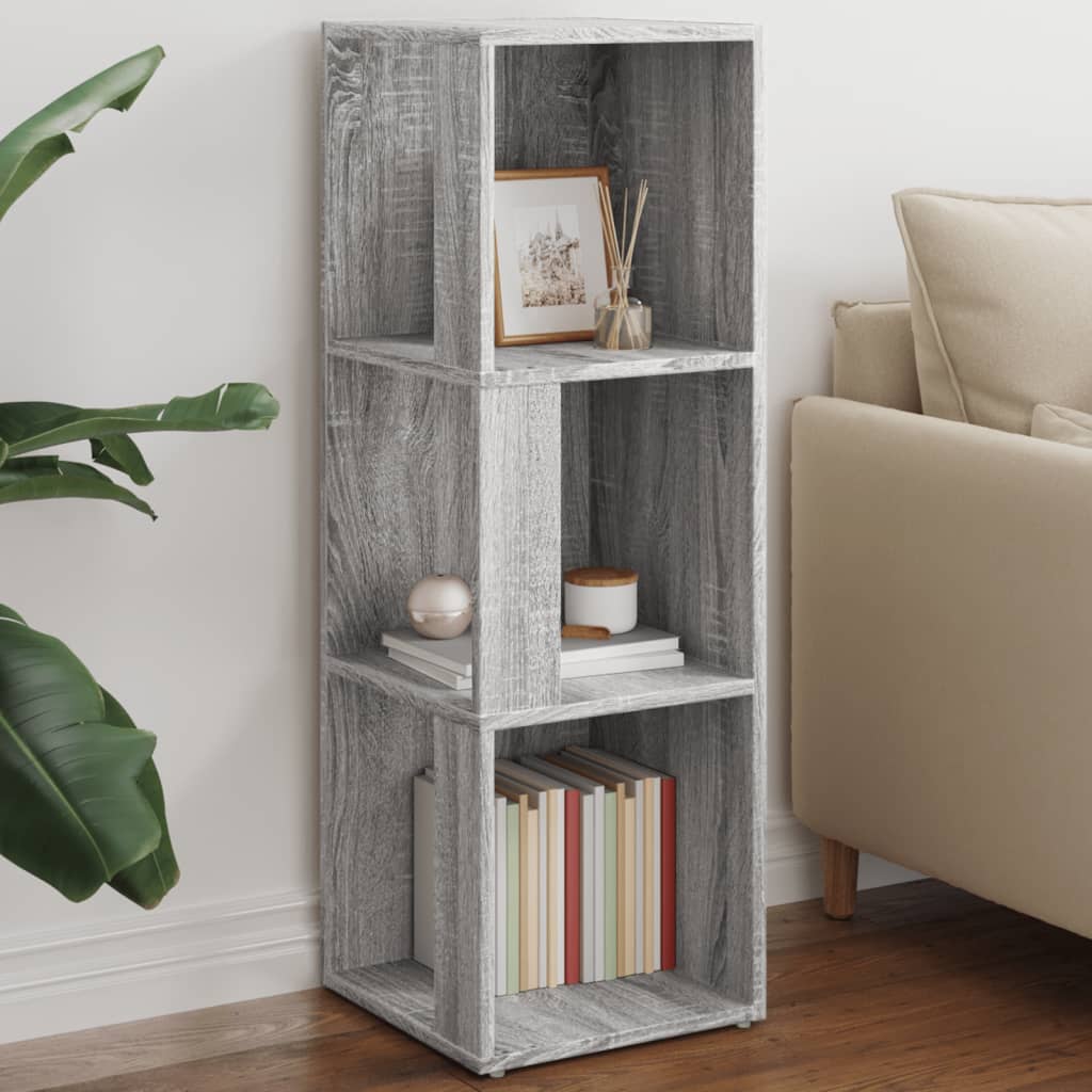 vidaXL Corner Cabinet Grey Sonoma 33x33x100 cm Engineered Wood 1