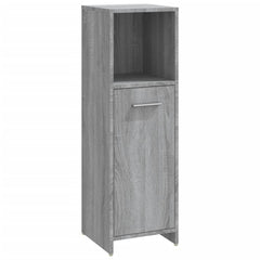 vidaXL Bathroom Cabinet Grey Sonoma 30x30x95 cm Engineered Wood 2