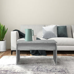 vidaXL Coffee Table Grey Sonoma 68x50x38 cm Engineered Wood 3