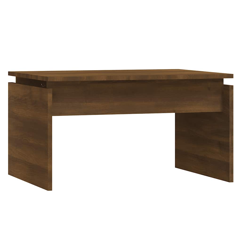 vidaXL Coffee Table | Brown Oak | Engineered Wood | 68 cm x 50 cm x 38 cm 2
