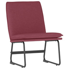 vidaXL Lounge Chair Wine Red 52x75x76 cm Fabric 2