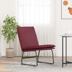 vidaXL Lounge Chair Wine Red 52x75x76 cm Fabric 1