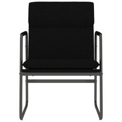 vidaXL Lounge Chair Black 55x64x80 cm Fabric 3