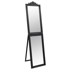 vidaXL Free-standing Mirror | Black | Glass | Full-Length | Foldable 2