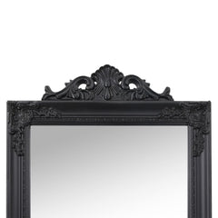 vidaXL Free-standing Mirror | Black | Glass | Full-Length | Foldable 5