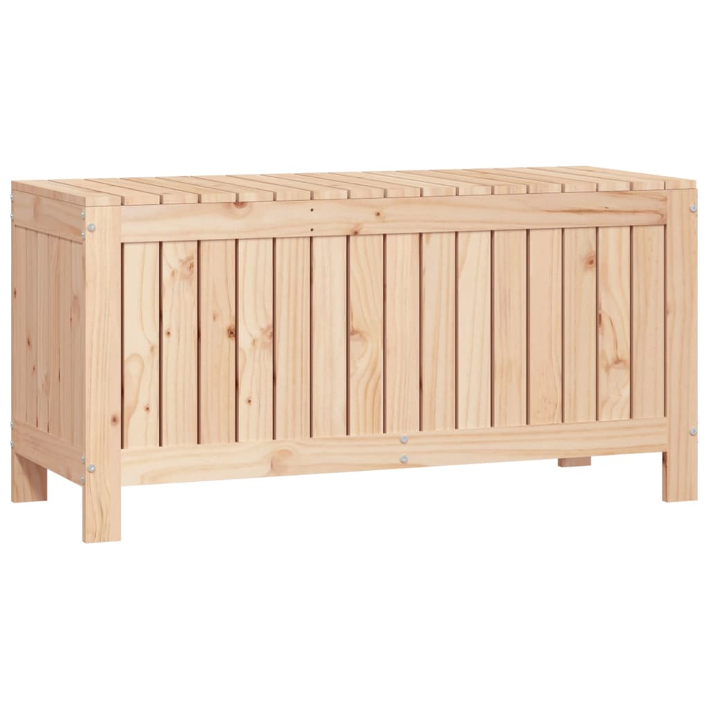Garden Storage Box 108x42.5x54 cm Solid Wood Pine Natural pine