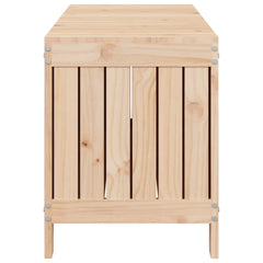 Garden Storage Box 108x42.5x54 cm Solid Wood Pine Natural pine