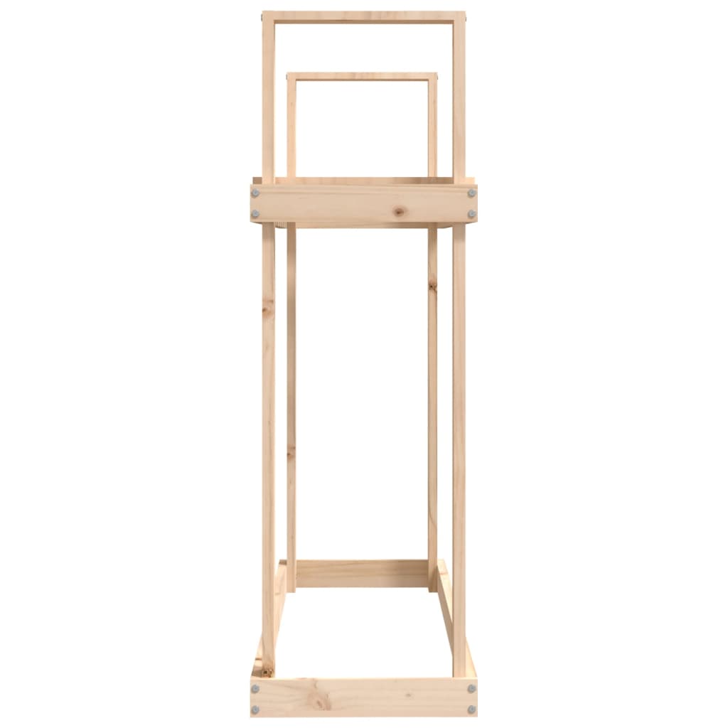 Firewood Rack 110x35x108,5 cm Solid Wood Pine Natural pine