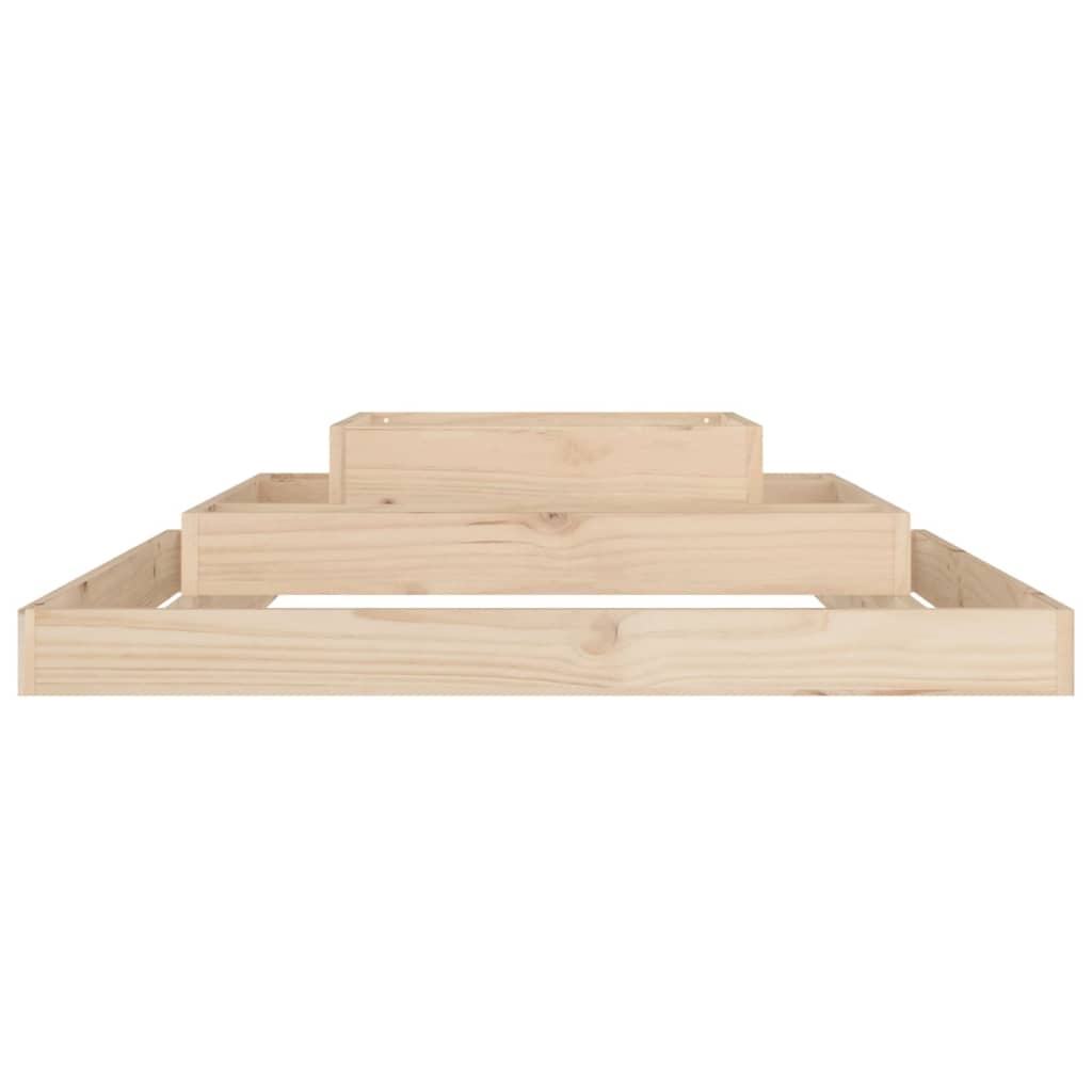 vidaXL Planter 110x110x27 cm Solid Wood Pine 4