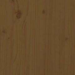 vidaXL Planter Honey Brown 80x80x27 cm Solid Wood Pine 6