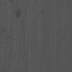 vidaXL Planter Grey 107x107x27 cm Solid Wood Pine 6