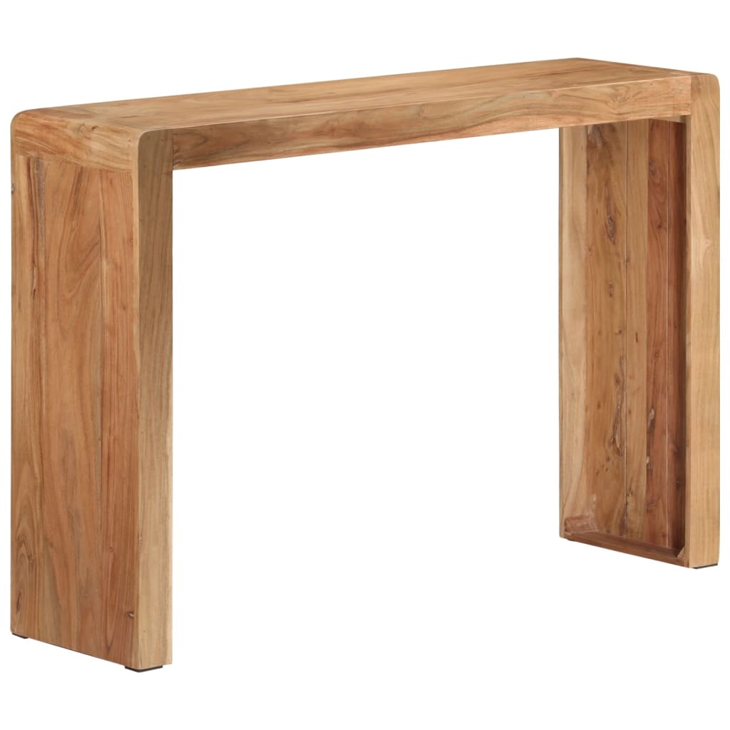 vidaXL Console Table 110x30x76 cm Solid Wood Acacia 3