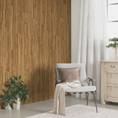 vidaXL Wall Panels Wood Look Brown PVC 2,06 m² 4