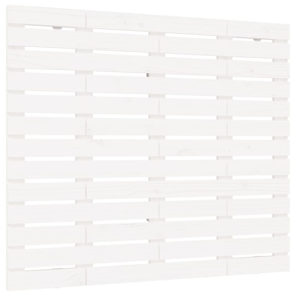 vidaXL Wall Headboard White 96x3x91.5 cm Solid Wood Pine 2