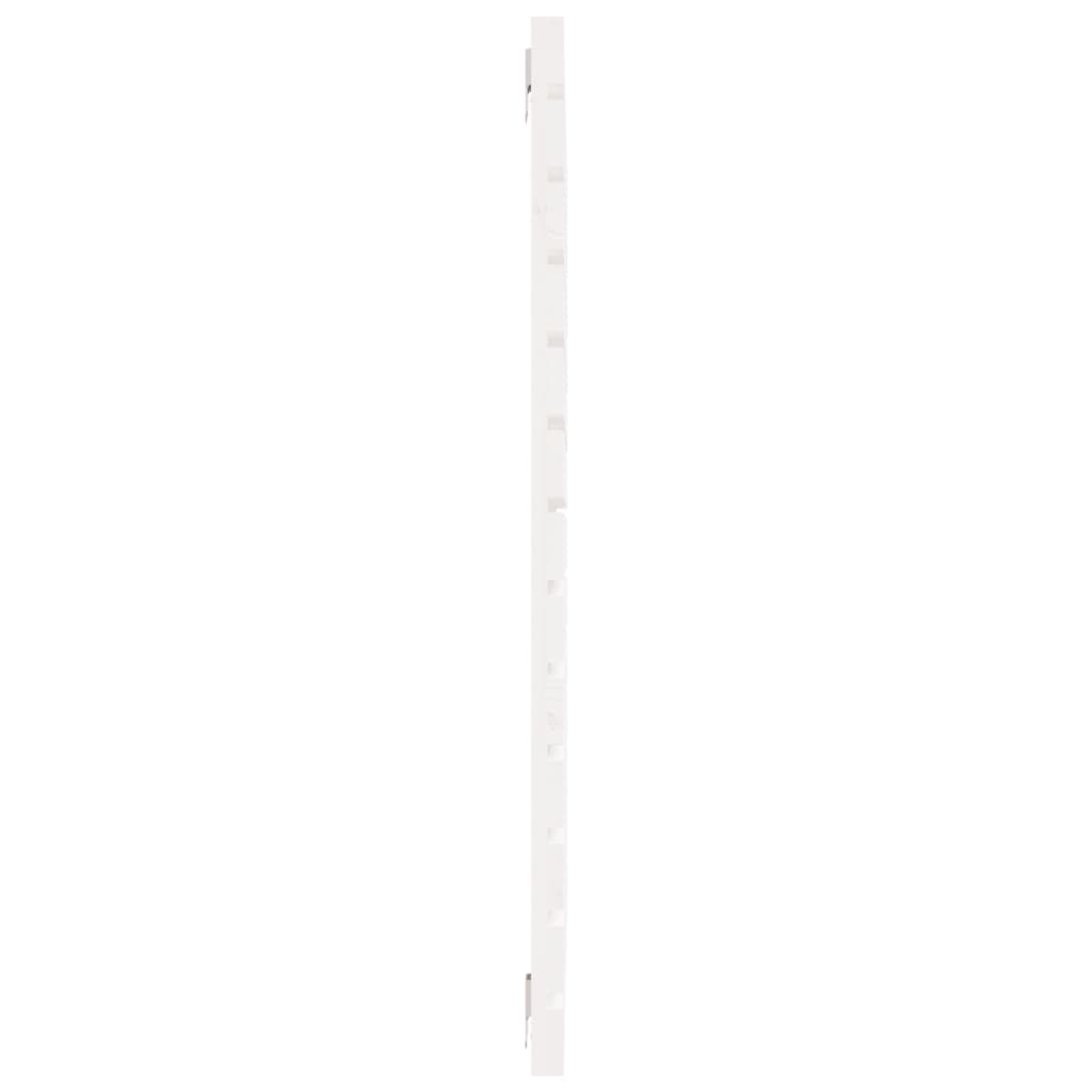 vidaXL Wall Headboard White 96x3x91.5 cm Solid Wood Pine 5