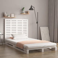 vidaXL Wall Headboard White 96x3x91.5 cm Solid Wood Pine 1