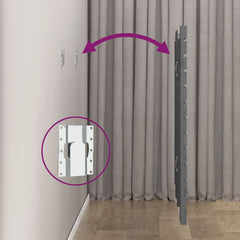 vidaXL Wall Headboard Grey 96x3x91.5 cm Solid Wood Pine 6