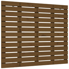 vidaXL Wall Headboard Honey Brown 96x3x91.5 cm Solid Wood Pine 2