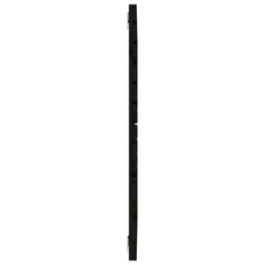vidaXL Wall Headboard Black 126x3x91.5 cm Solid Wood Pine 5