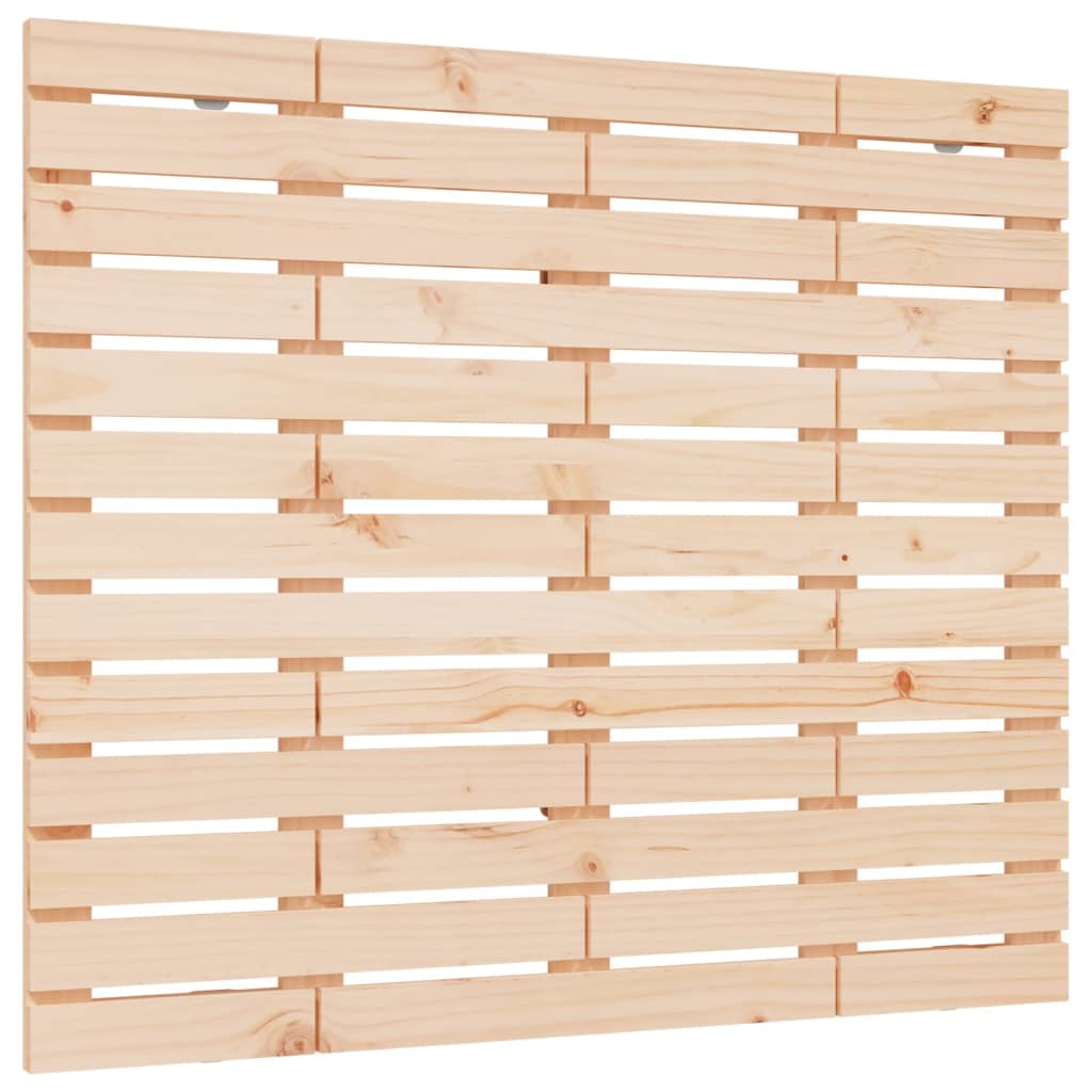 vidaXL Wall Headboard 146x3x91.5 cm Solid Wood Pine 2