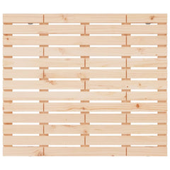 vidaXL Wall Headboard 146x3x91.5 cm Solid Wood Pine 4