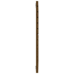 vidaXL Wall Headboard Honey Brown 146x3x91.5 cm Solid Wood Pine 5