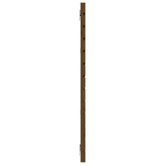 vidaXL Wall Headboard Honey Brown 156x3x91.5 cm Solid Wood Pine 5
