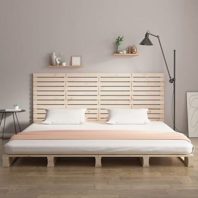 Wall Headboard 166x3x91.5 cm Solid Wood Pine