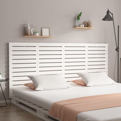 vidaXL Wall Headboard White 166x3x91.5 cm Solid Wood Pine 1
