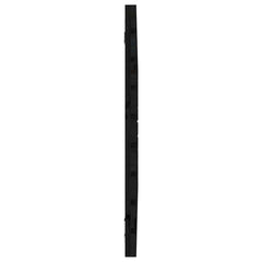 vidaXL Wall Headboard Black 106x3x63 cm Solid Wood Pine 5
