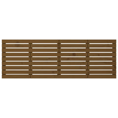 vidaXL Wall Headboard Honey Brown 206x3x63 cm Solid Wood Pine 4