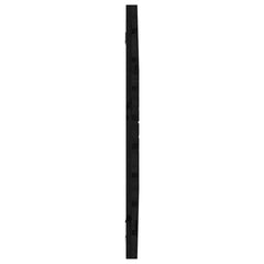 vidaXL Wall Headboard Black 96x3x63 cm Solid Wood Pine 5