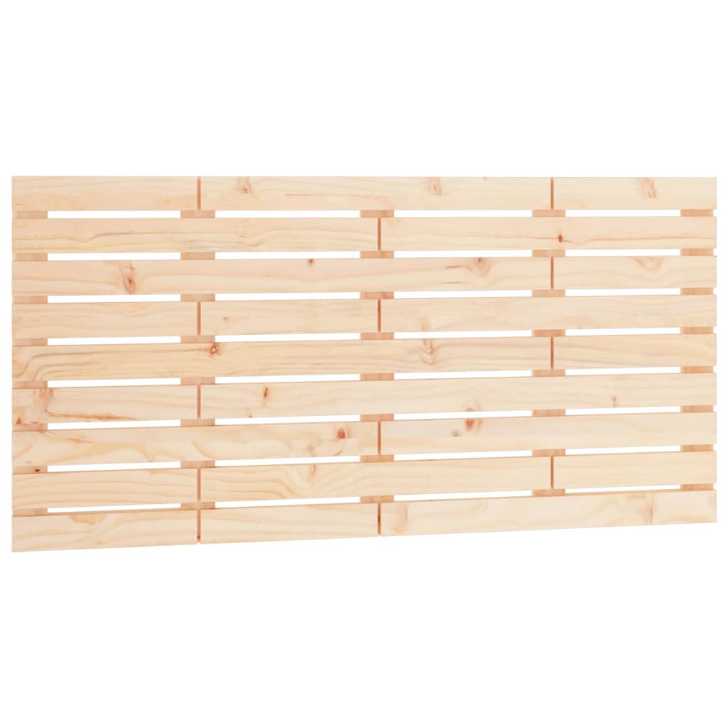 vidaXL Wall Headboard 126x3x63 cm Solid Wood Pine 2